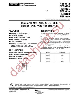 REF3112AIDBZT datasheet  